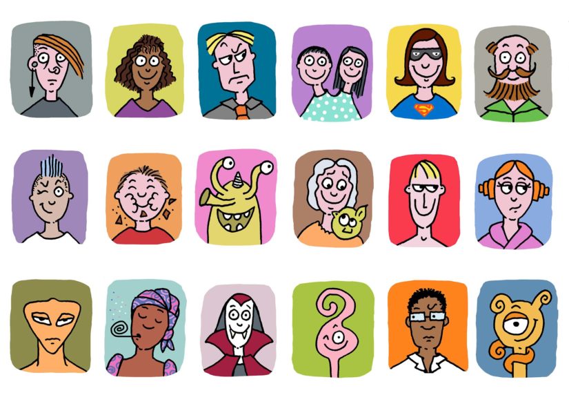 60 vignettes sur la diversité (encre et palette graphique)